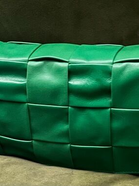 Bottega Veneta Emerald Green Leather Accessory